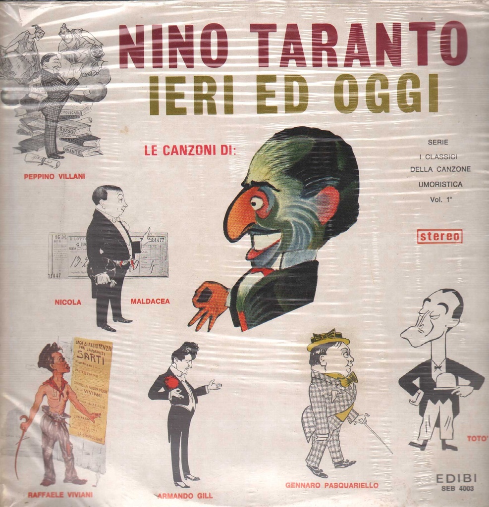 Ieri E Oggi Lp 33 Giri Nino Taranto