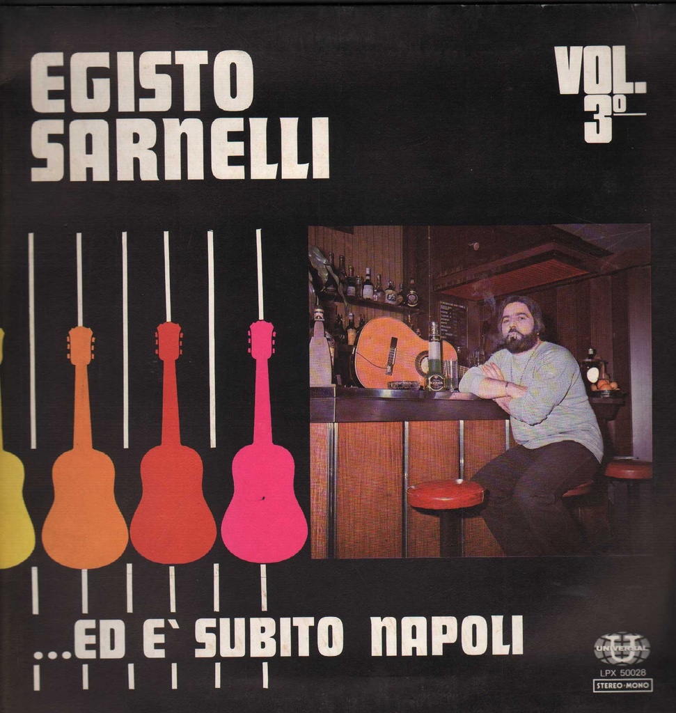 Ed E' Subito Napoli Vol. 3° Lp 33giri / Sleeve: Gatefold - Copertina: Apribile Egisto Sarnelli