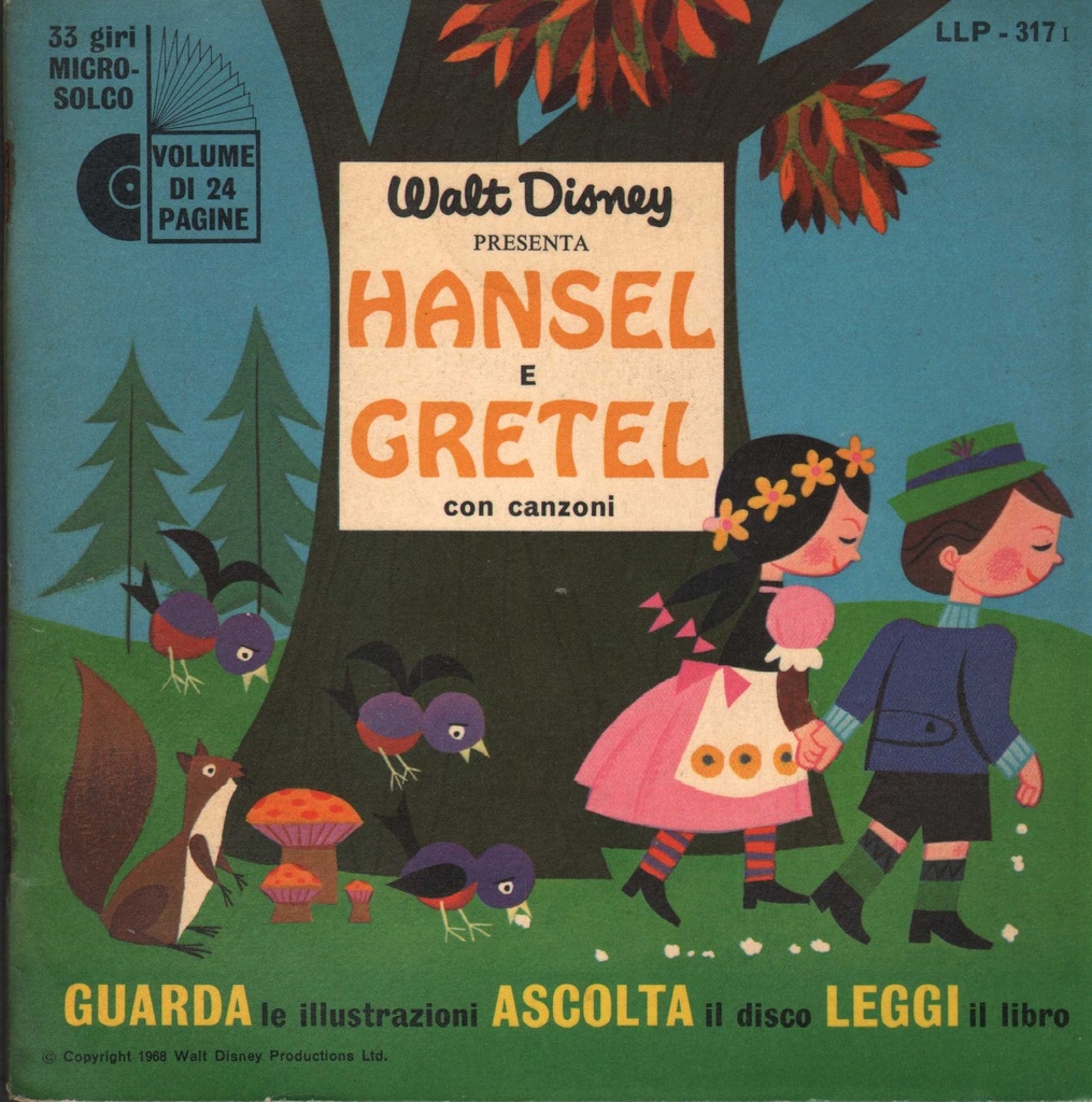 Siamo Tutti Gian Burrasca / La Pecora Nel Bosco Vinile 45 giri 7" Walt Disney