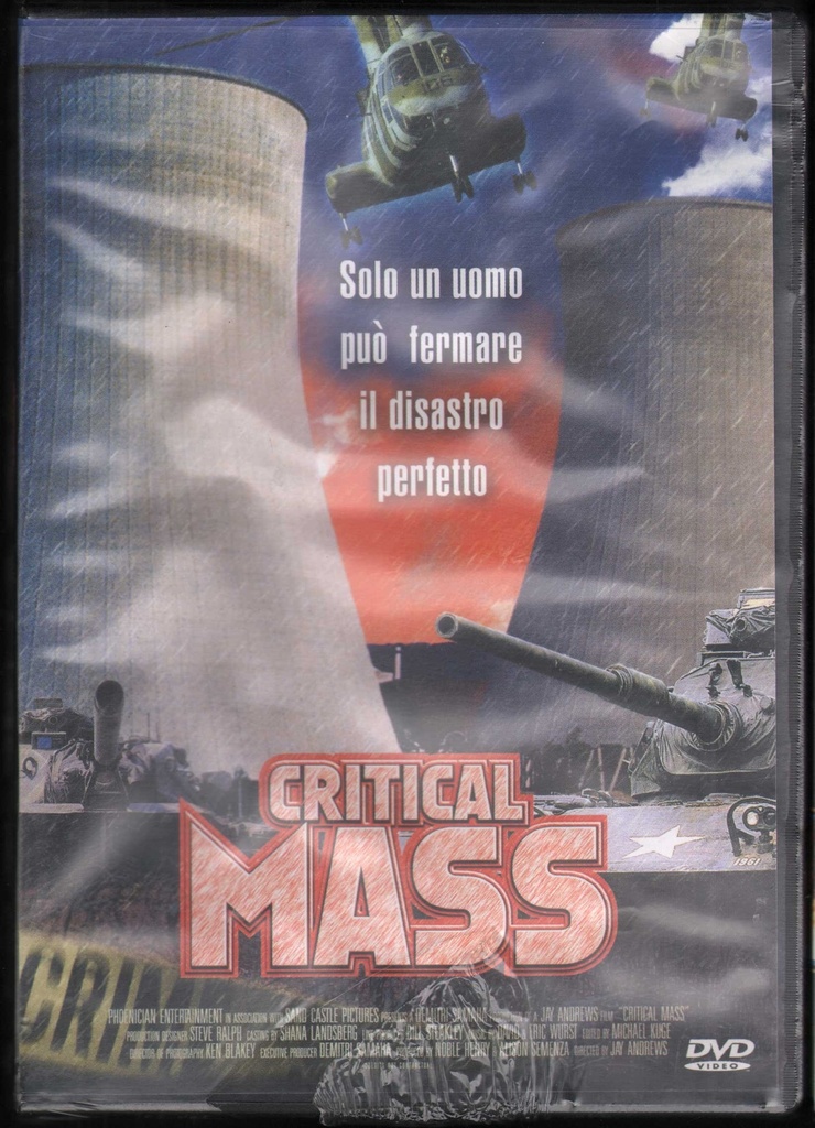 Critical Mass DVD Fred Olen Ray / Sigillato 8010312057427