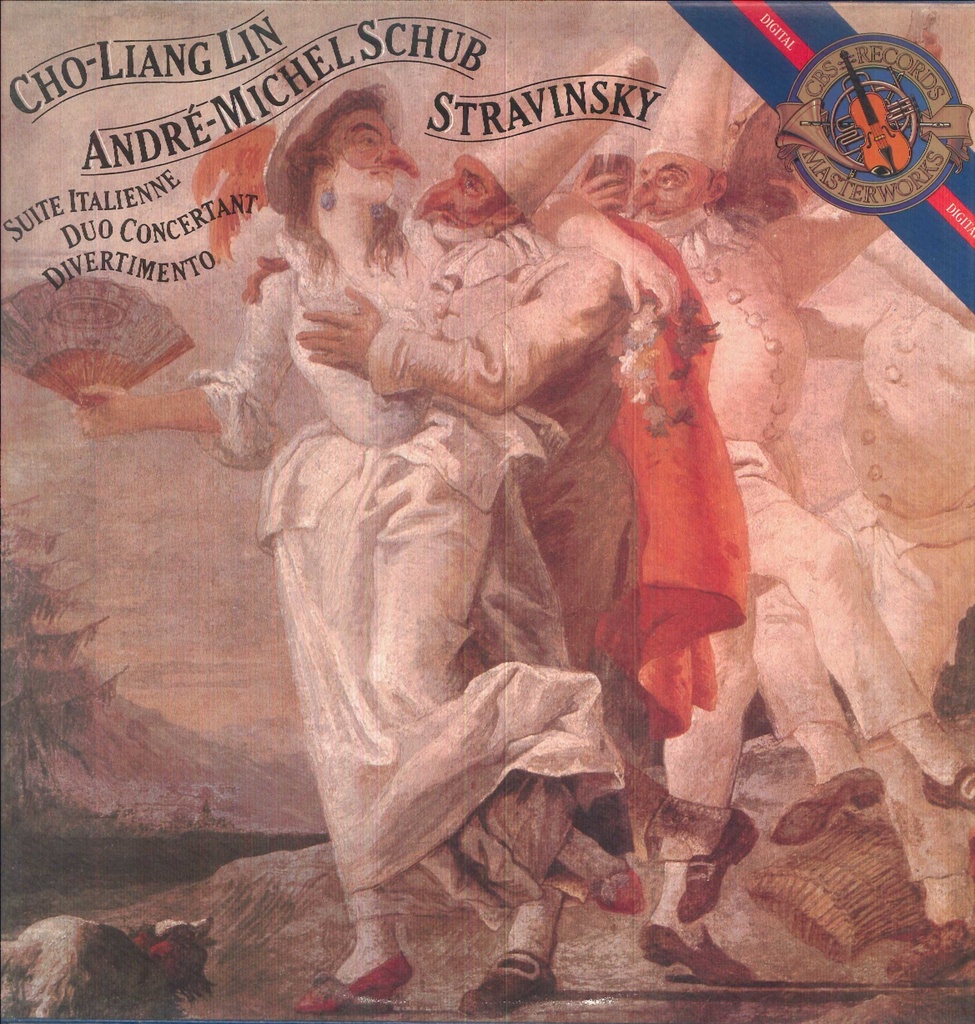 Stravinsky Suite Italienne, Duo Concertante, Divertimento Lp 33 Giri Liang Lin, Schub