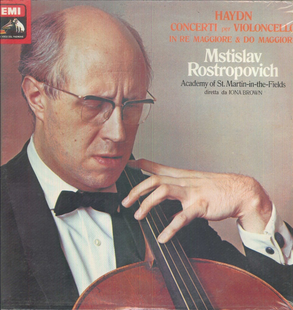 Concerti Per Violoncello In Re Maggiore & Do Maggiore Lp 33 Giri Haydn, Rostropovich, Brown