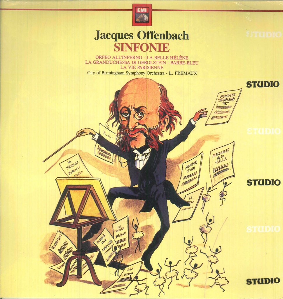Sinfonie Lp 33 Giri Offenbach, Frémaux