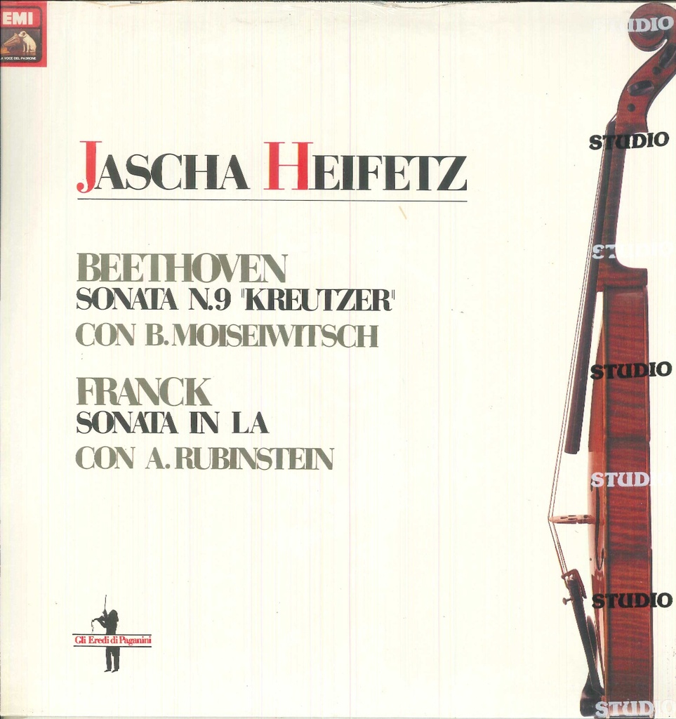 Sonata N.9 "Kreutzer" / Sonate In La Lp 33 Giri Beethoven, Franck, Heifetz