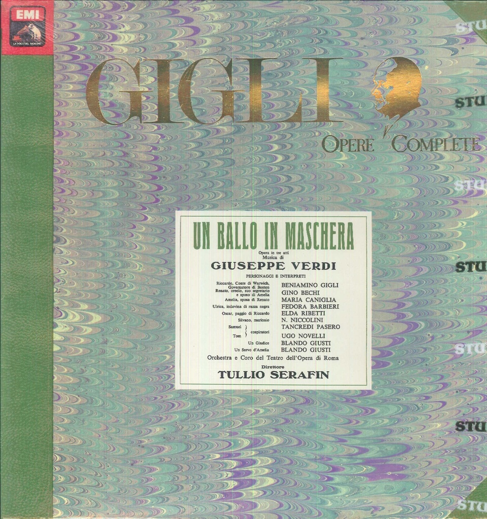 Un Ballo In Maschera Box 3 Lp Verdi, Serafin