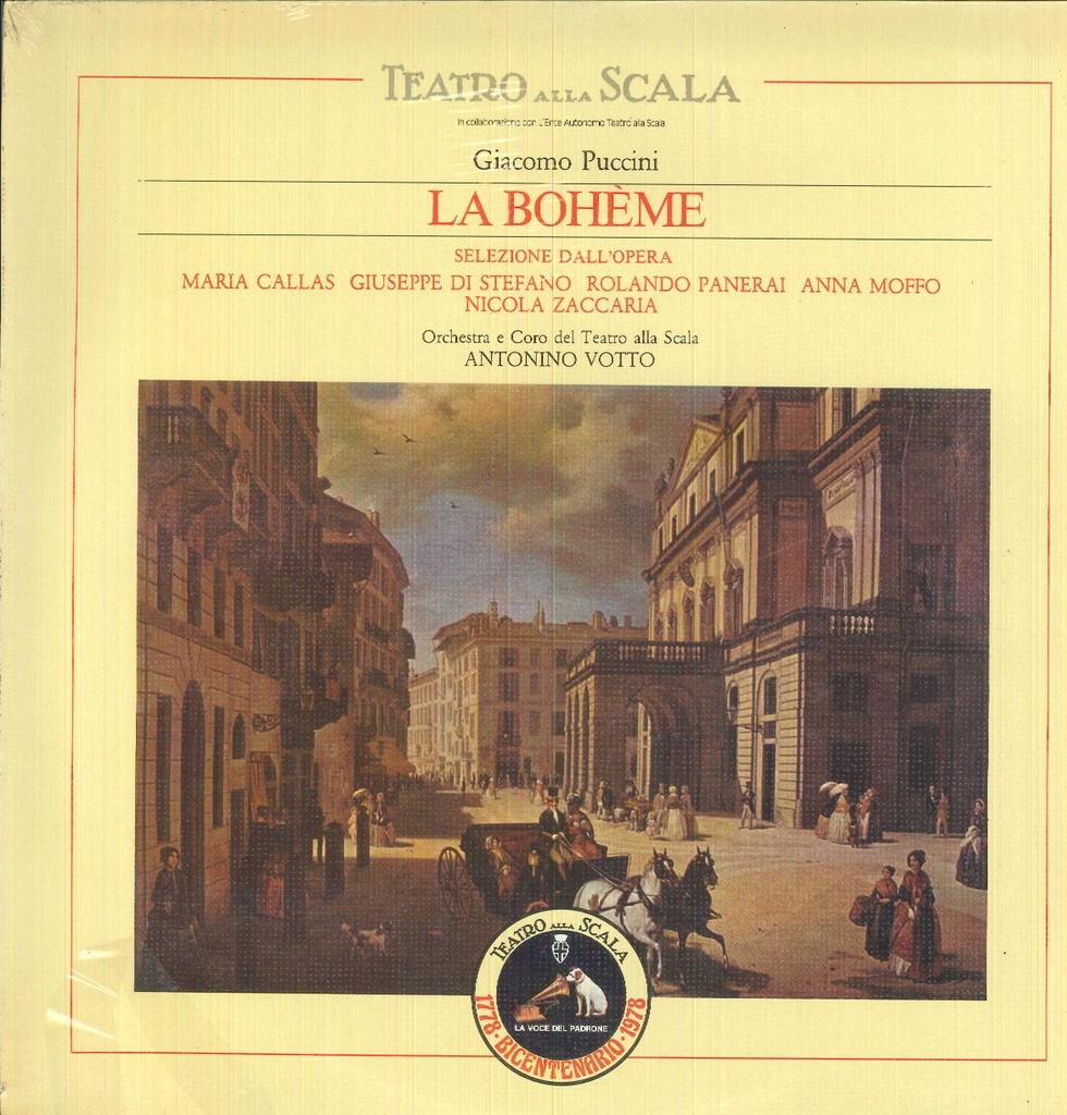 La Bohème - Selezione Dall'Opera Lp 33 Giri Giacomo Puccini