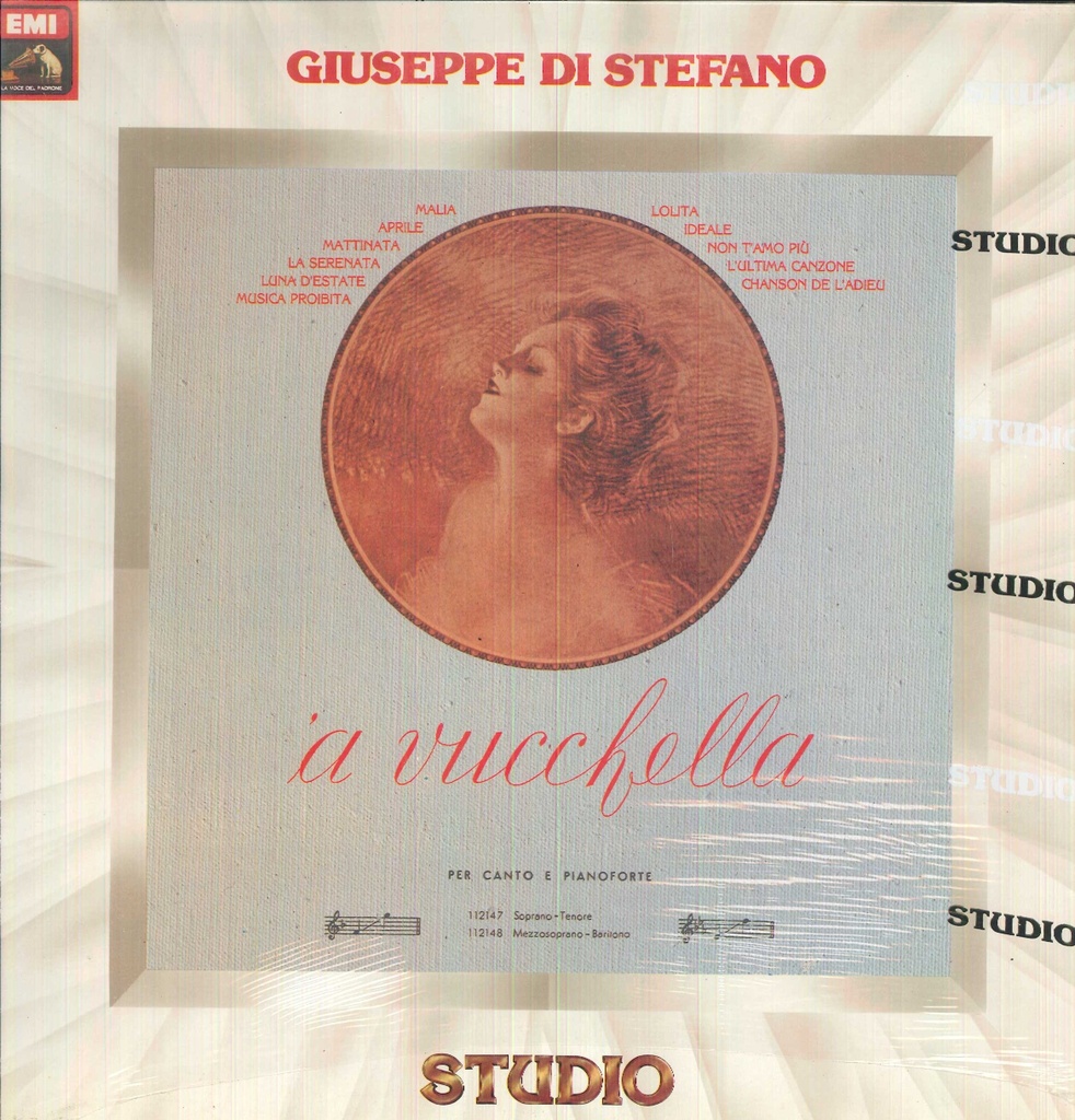 'A Vucchella Lp 33 Giri Giuseppe di Stefano