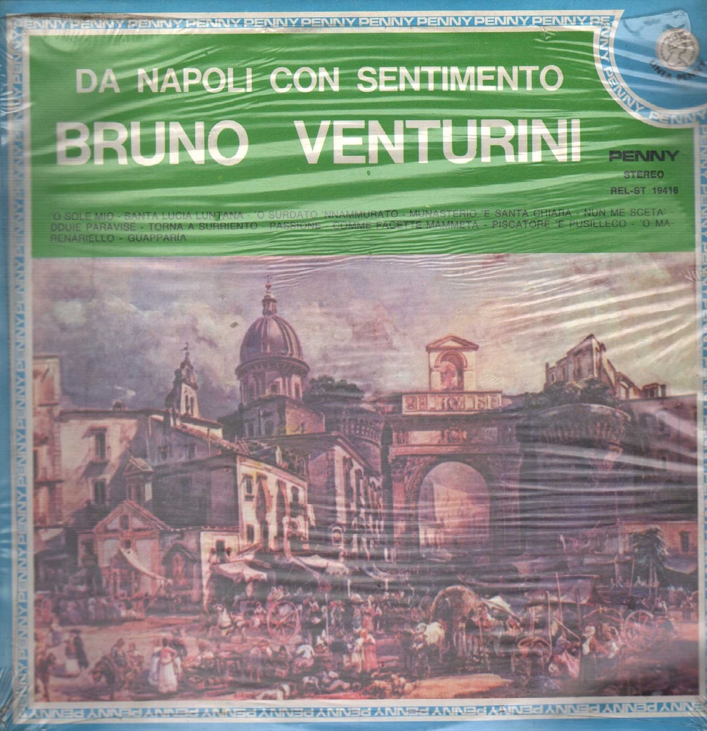 Da Napoli Con Sentimento Lp 33 Giri Bruno Venturini