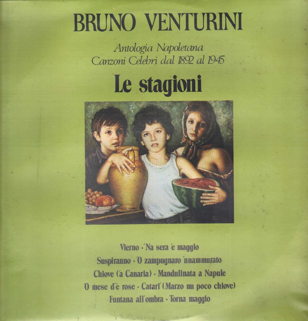 Le Stagioni Lp 33 Giri Bruno Venturini