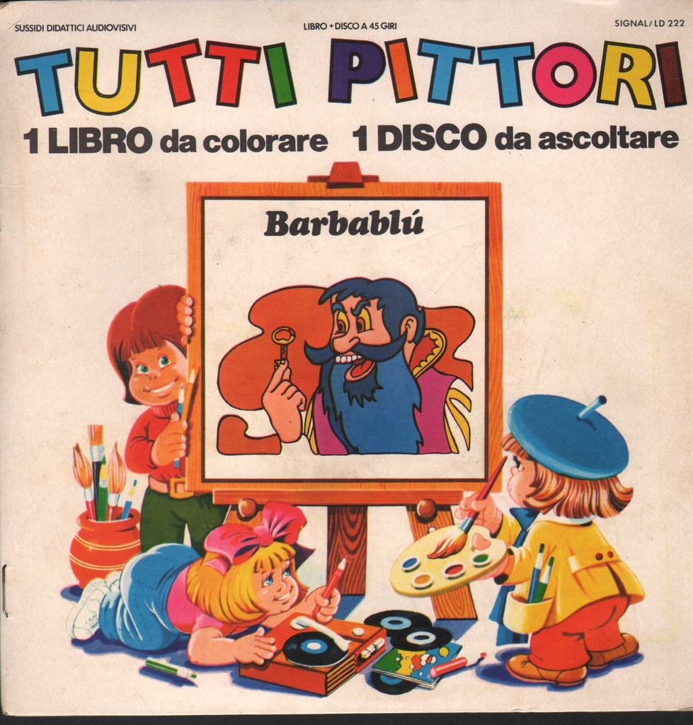 Barbablù, 1, 2 Parte Vinile 45 giri 7" Compagnia Nazionale Del Teatro Per Ragazzi