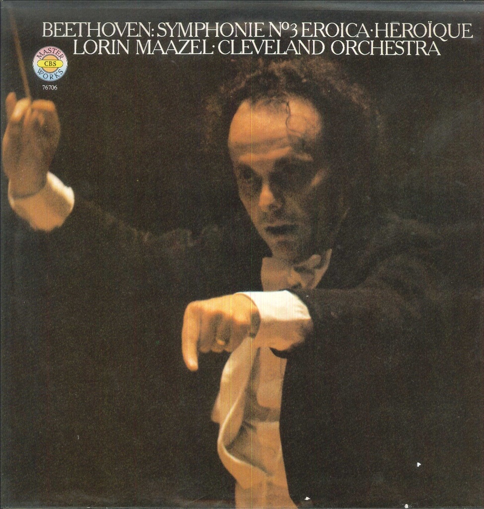 Symphonie N°3 Eroica • Héroïque Lp 33 Giri Beethoven, Maazel