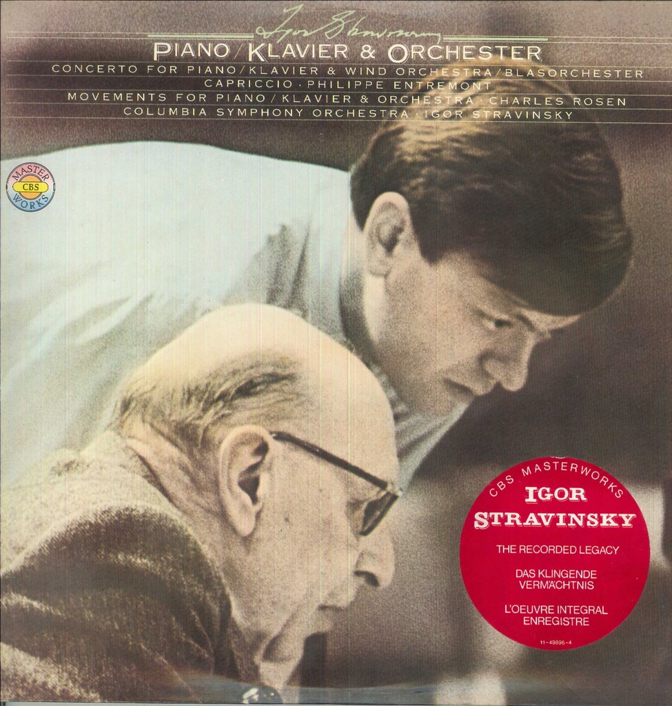 Piano / Klavier & Orchester Doppio Lp 33 Giri Stravinsky