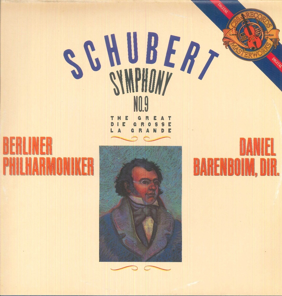 Schubert Symphony No. 9 "The Great" Lp 33 Giri Schubert, Barenboim