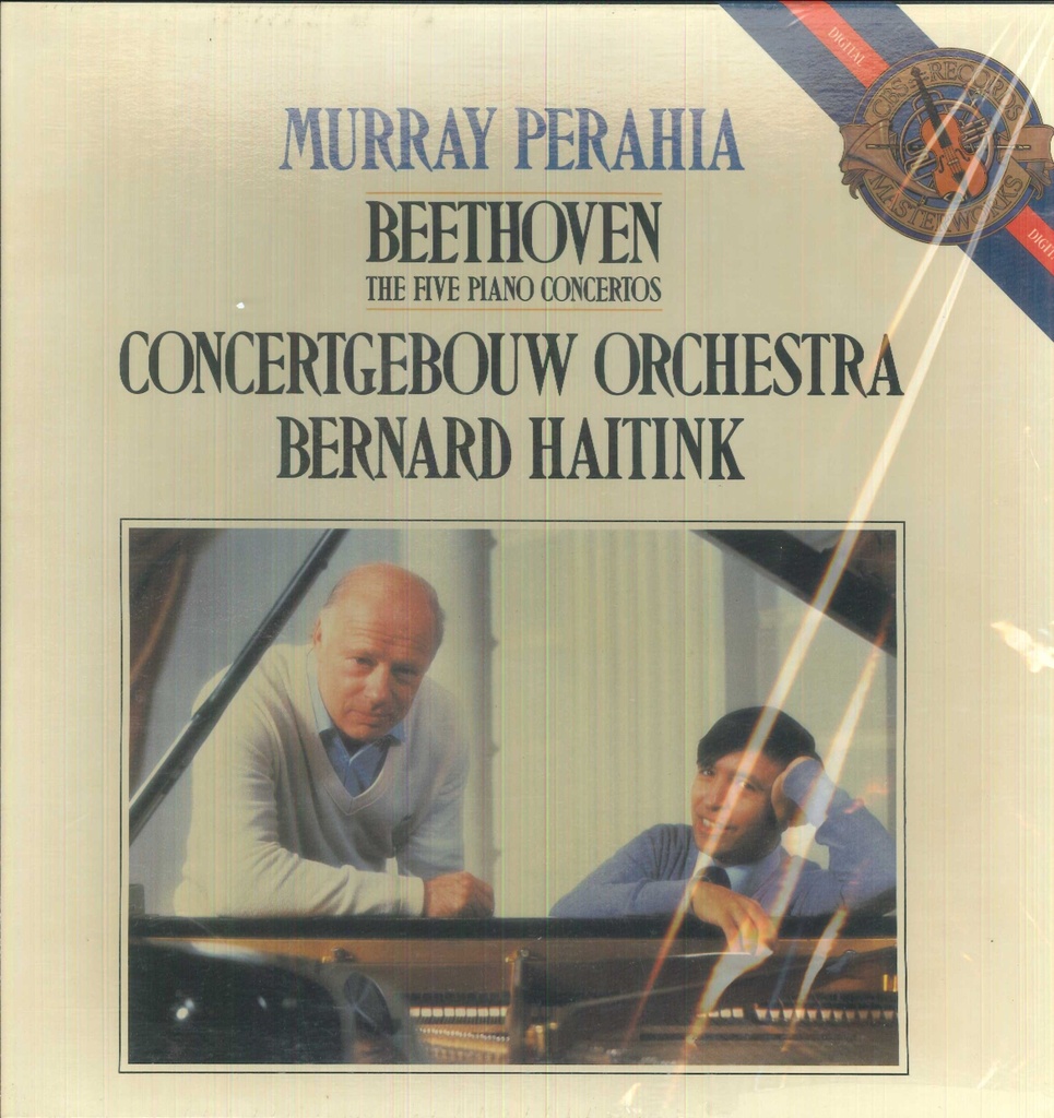 Beethoven, The Five Piano Concertos Box 3 Lp Perahia, Haitink