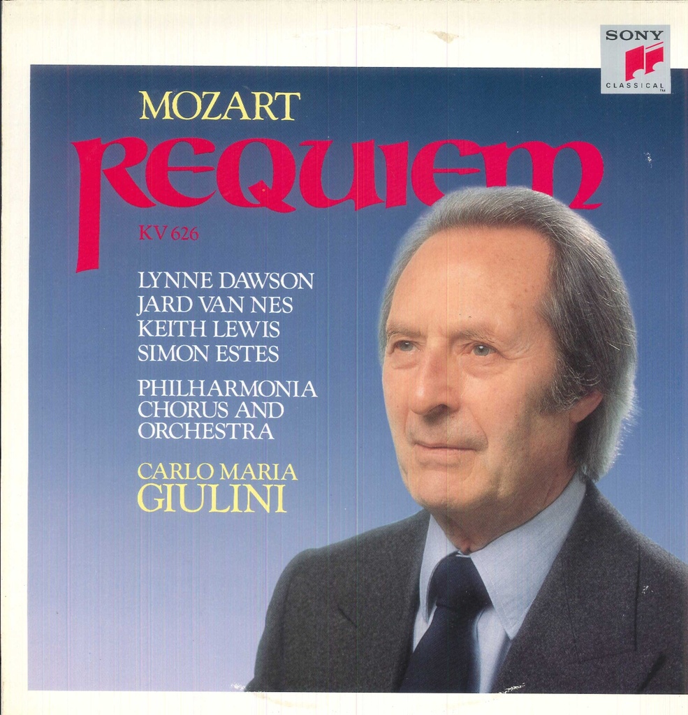 Mozart, Requiem KV 626 Lp 33 Giri Carlo Maria Giulini