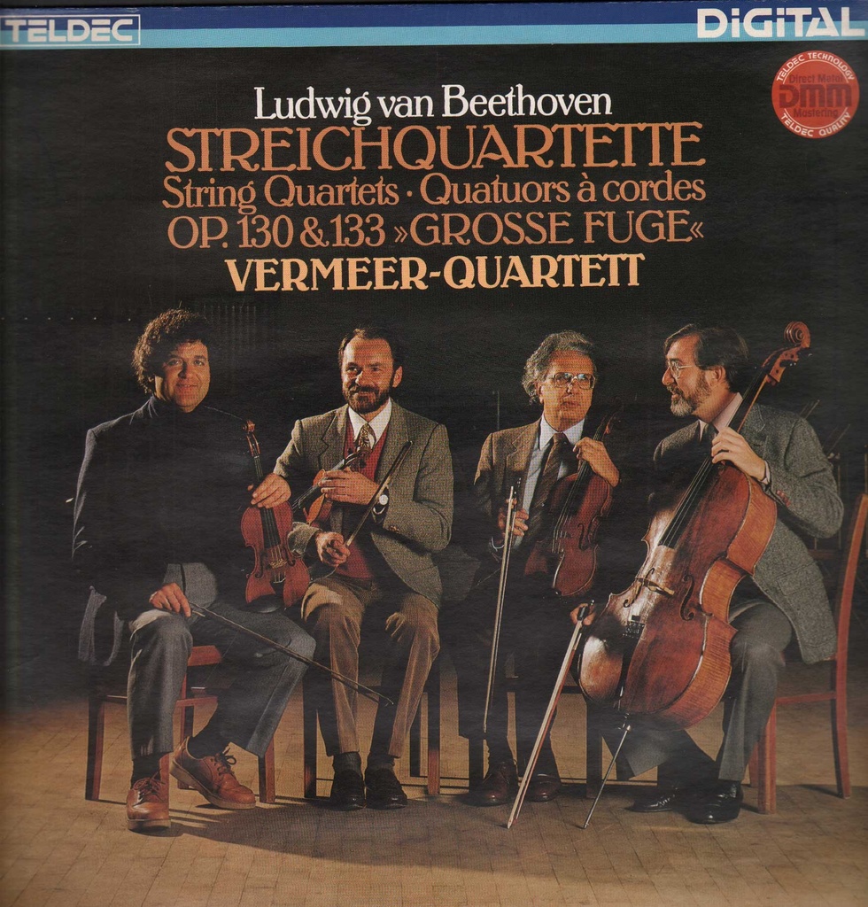 Streichquartette Op. 130 & 133 »Große Fuge« Lp 33 Giri Beethoven, Vermeer Quartett