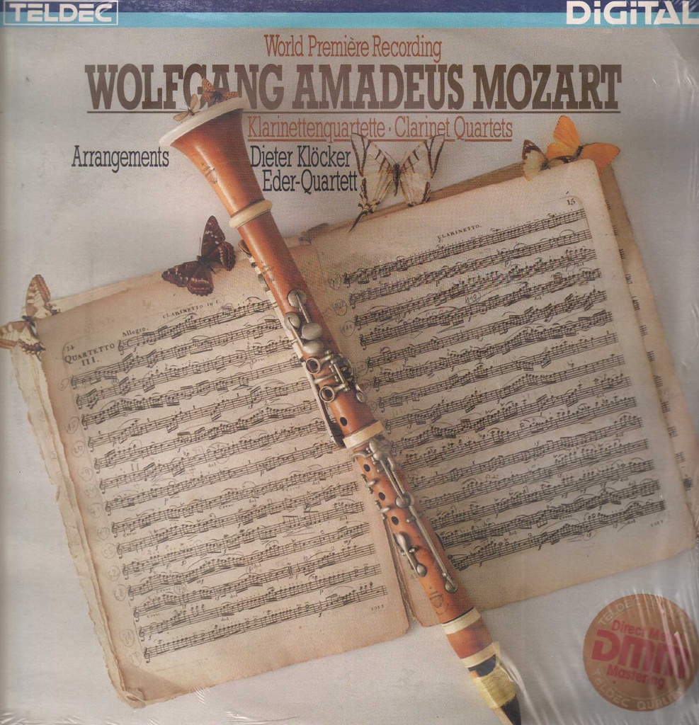 Klarinettenquartette - Clarinet Quartets Lp 33 Giri Mozart, Klocker