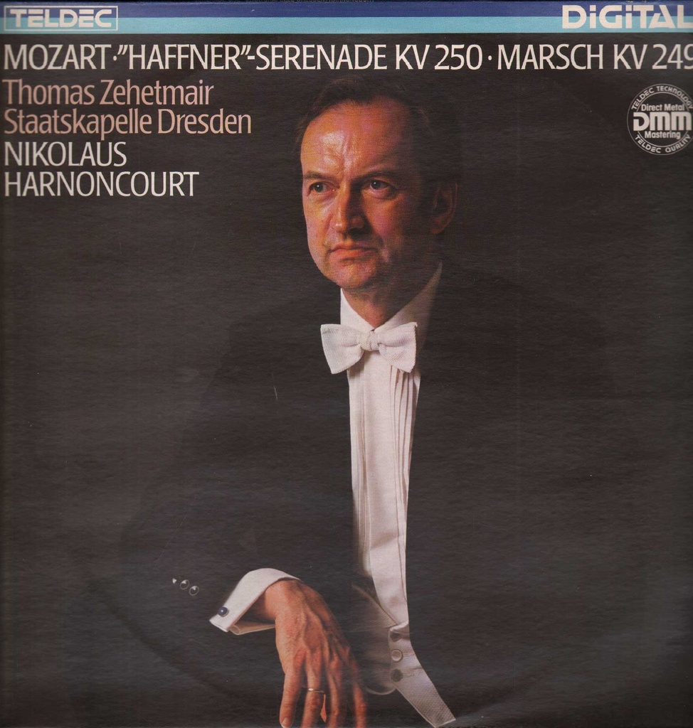 Haffner-Serenade, KV 250 • Marsch, KV 249 Lp 33 Giri Mozart, Harnoncourt
