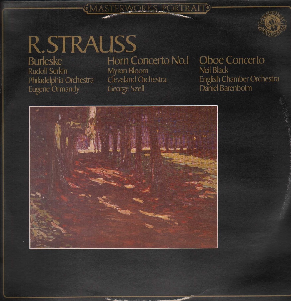 Burleske • Horn Concerto No. 1 • Oboe Concerto Lp 33 Giri Strauss, Serkin