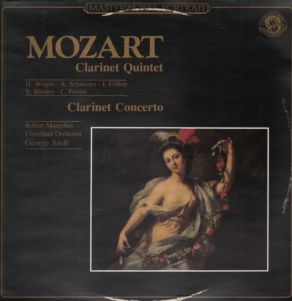 Clarinet Concerto, Quintet for Clarinet E Strings Lp 33 Giri Mozart, Marcellus