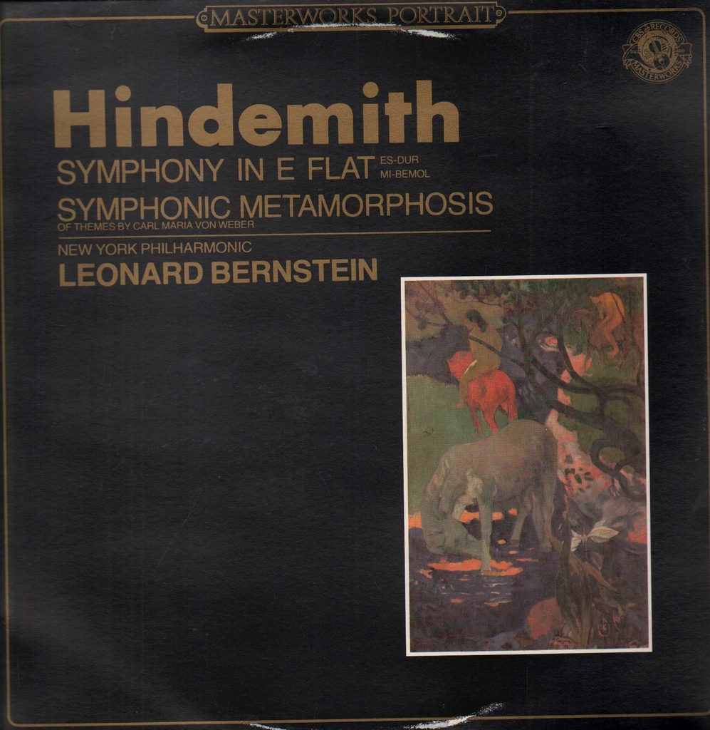 Symphony In E Flat / Symphonic Metamorphosis Lp 33 Giri Hindemith, Bernstein