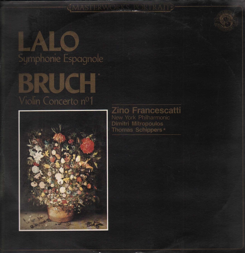 Symphonie Espagnole / Violin Concerto No 1 Lp 33 Giri Lalo, Bruch, Francescatti