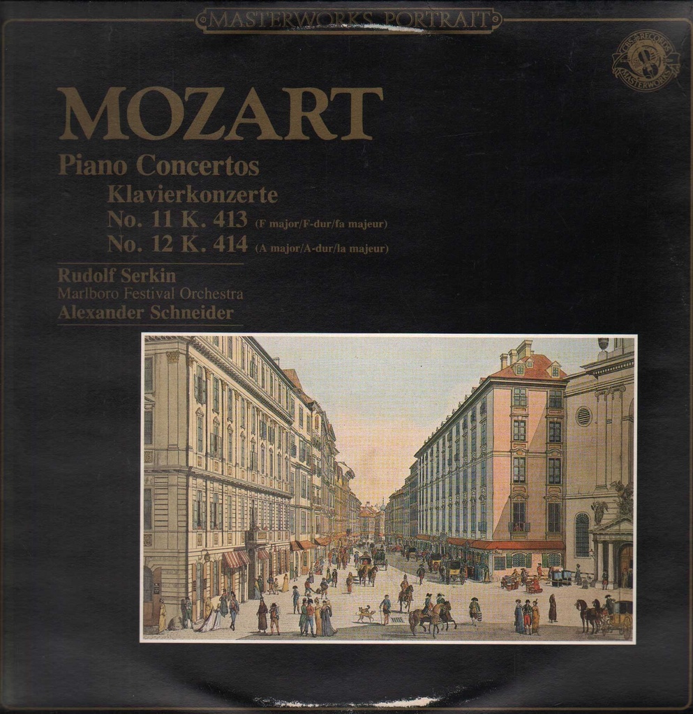 Piano Concertos No. 11 K. 413 & No. 12 K. 414 Lp 33 Giri Mozart ,Serkin