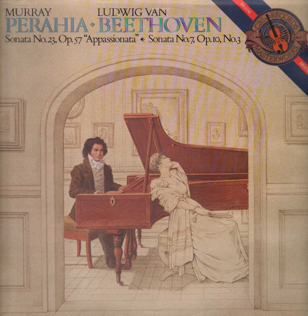 Sonata No. 23, Op. 57 "Appassionata" & Sonata No. 7, Op. 10, No. 3 Lp 33 Giri Beethoven, Perahia