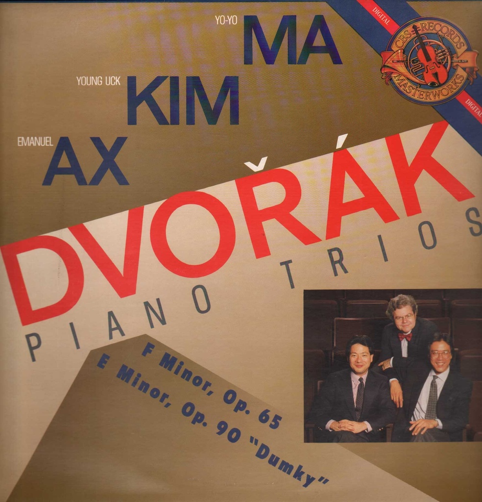 Ma Kim Ax - Dvorak - Piano Trios Lp 33 Giri Dvorak, Ma, Kim, Ax
