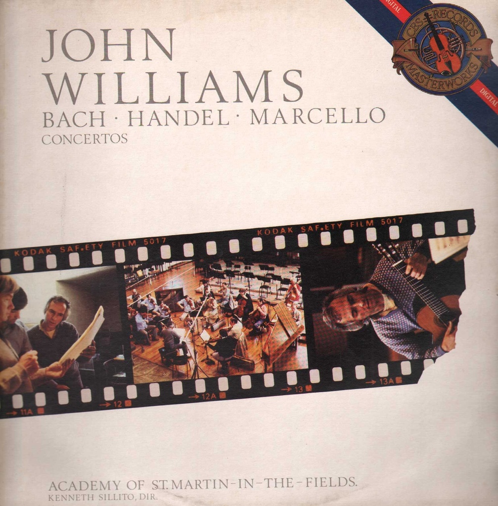 Bach. Handel. Marcello Lp 33 Giri John Williams
