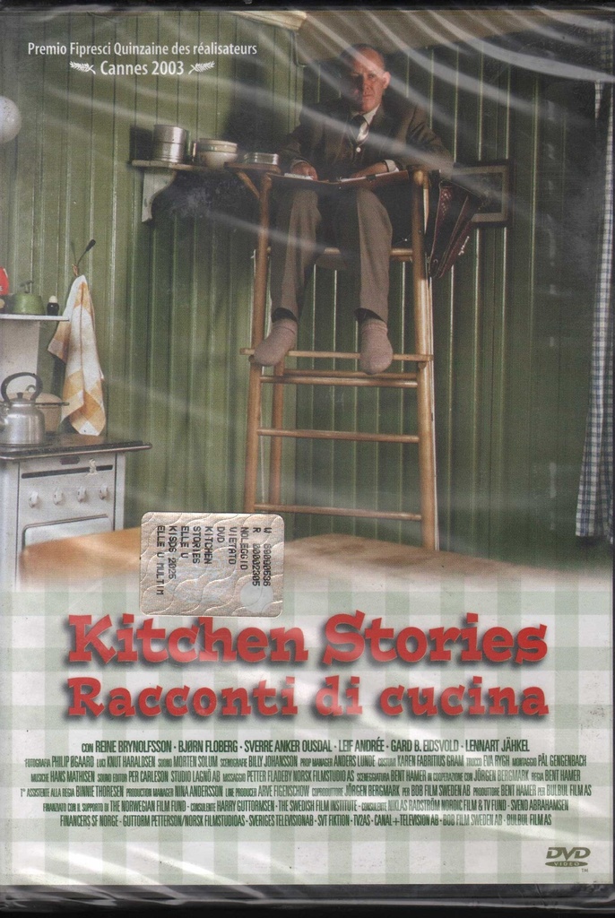 Kitchen Stories DVD Bent Hamer / Sigillato 8032442202591