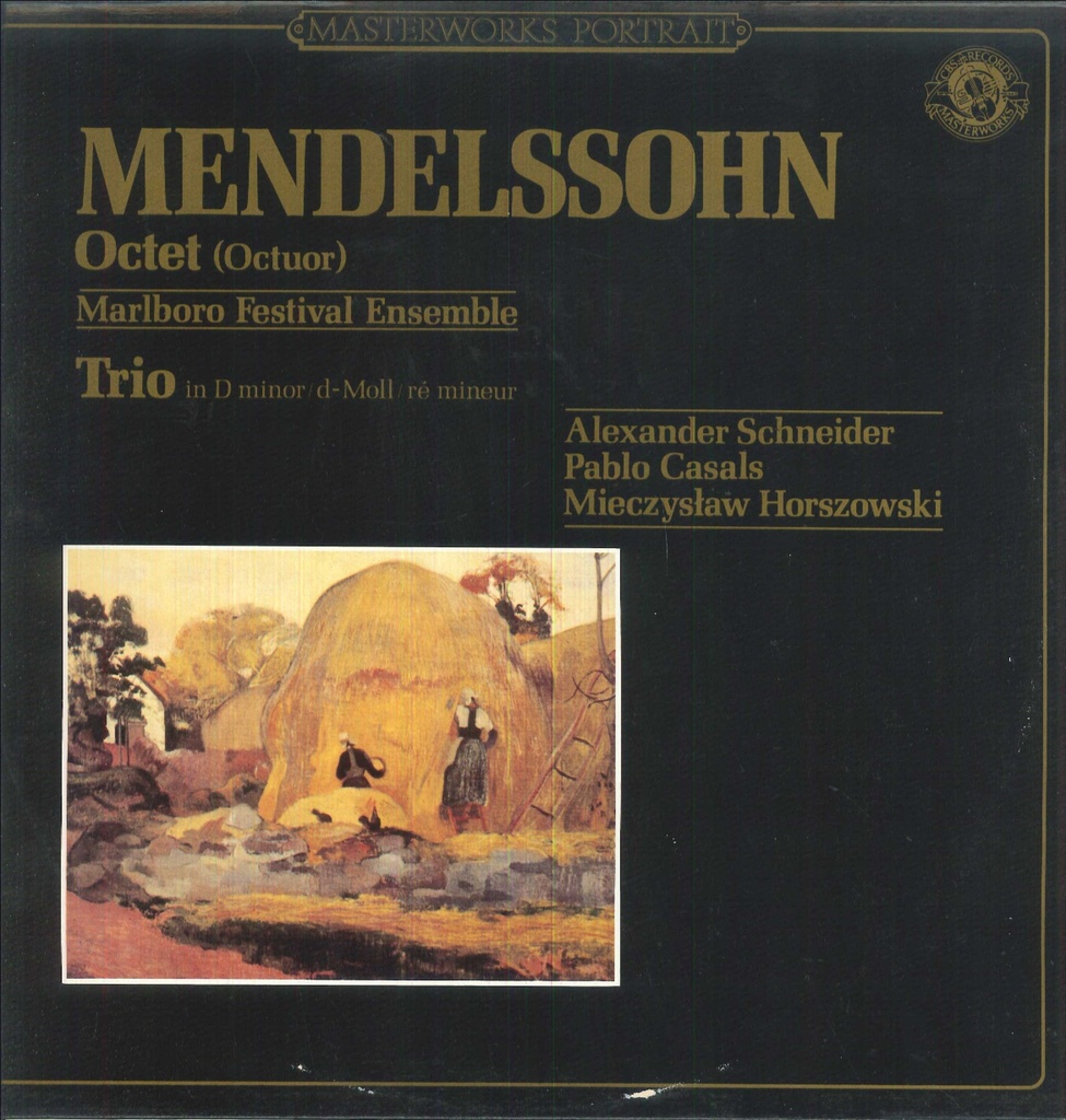 Octet In E-flat Major, Op. 20 / Trio No. 1 In D Minor/D-Moll Lp 33 Giri Mendelssohn, Schneider