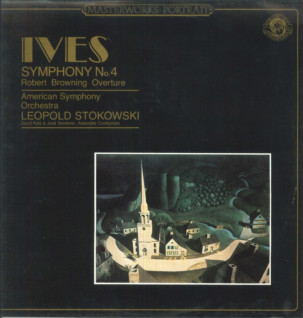 Symphony No. 4 / Robert Browning Overture Lp 33 Giri Ives, Stokowski