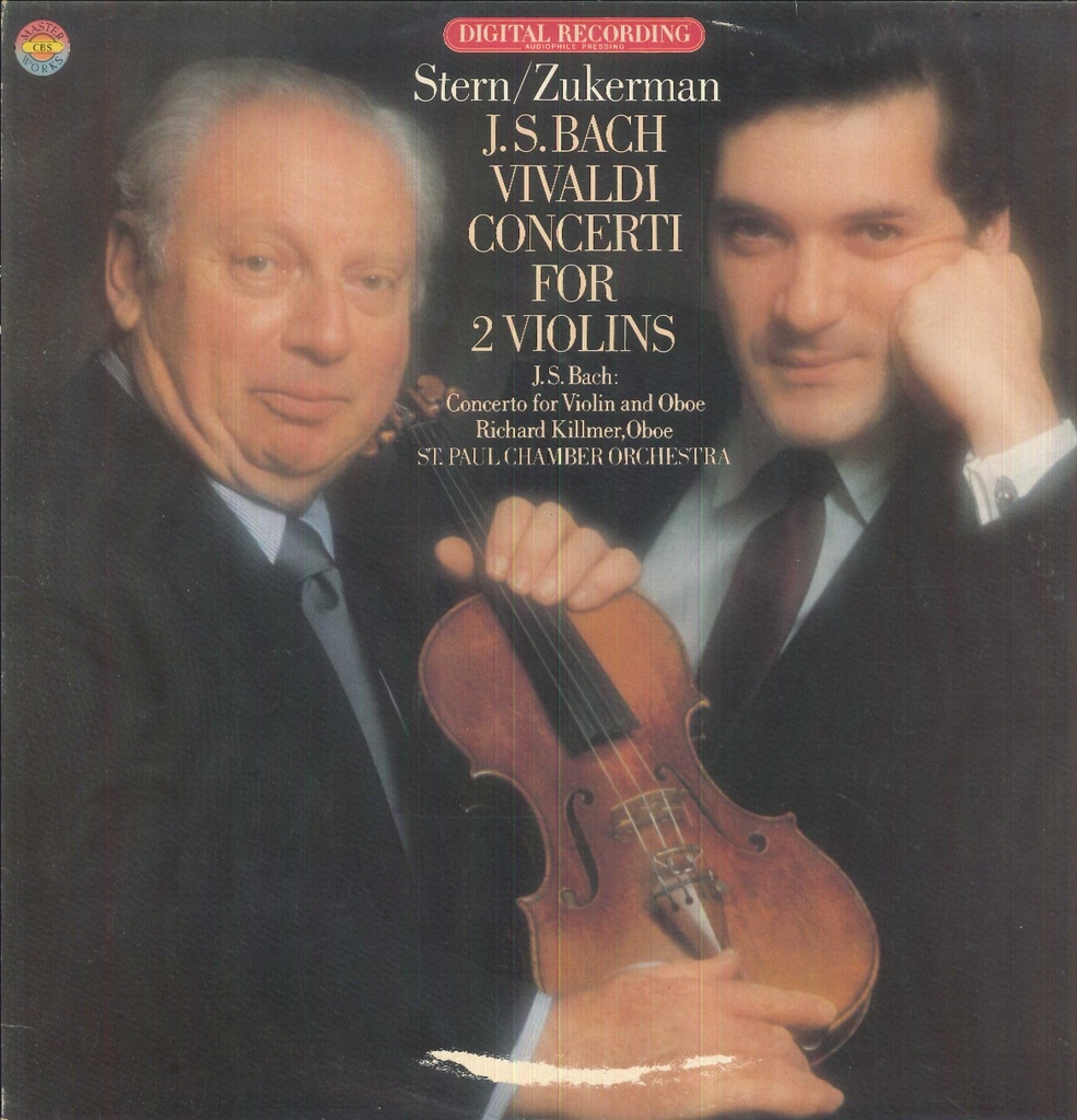 Concerti For 2 Violins Lp 33 Giri Bach, Vivaldi, Stern, Zukerman