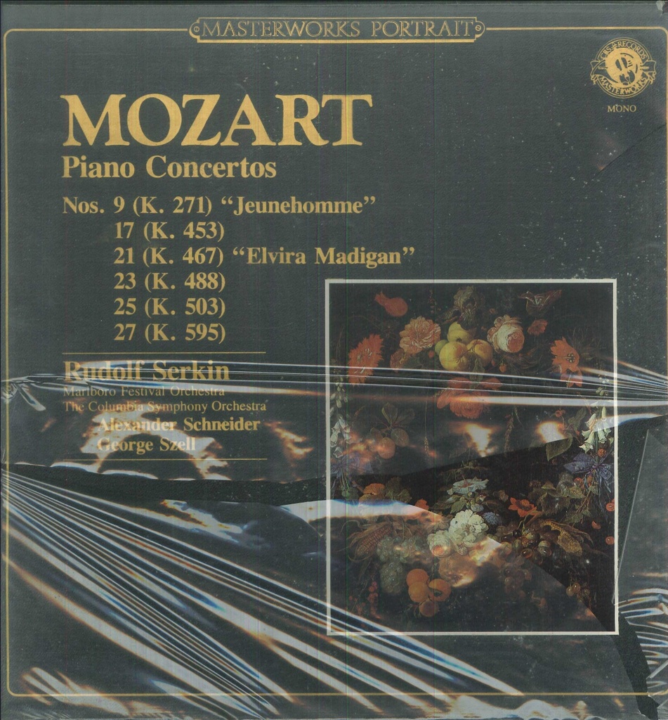Piano Concertos Nos. 9, Elvira Madigan Box 3 Lp Mozart, Serkin, Schneider