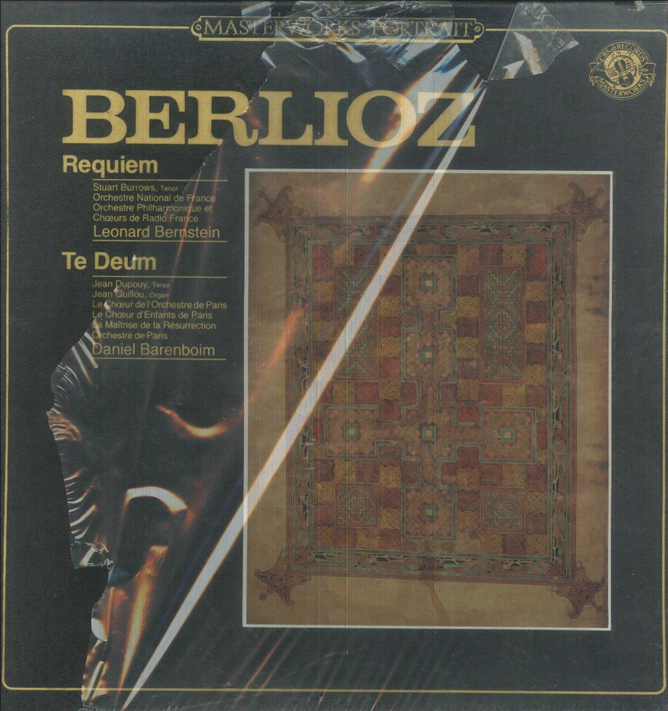 Requiem - Te Deum Box 3 Lp Berlioz, Bernstein, Burrows