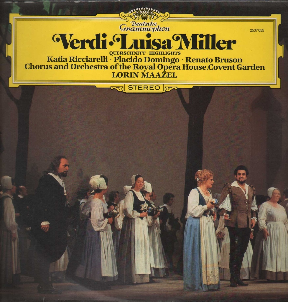 Luisa Miller Lp 33 Giri Giuseppe Verdi