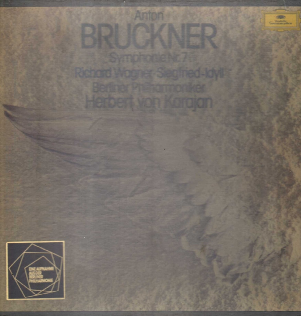 Symphonie Nr. 7 / Siegfried-Idyll Doppio Lp 33 Giri Bruckner, Wagner, Karajan