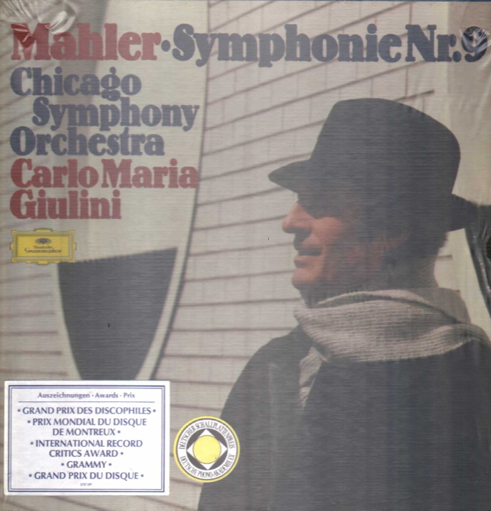 Symphonie Nr.9 Doppio Lp 33 Giri Mahler, Giulini