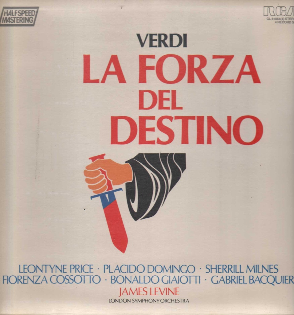 La Forza Del Destino Box 4 Lp Verdi, Price, Domingo, Milnes