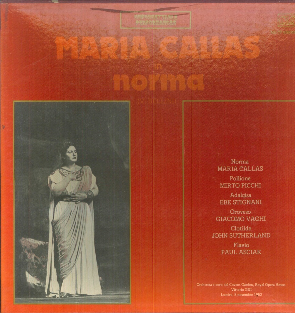 Norma Box 3 Lp Maria Callas