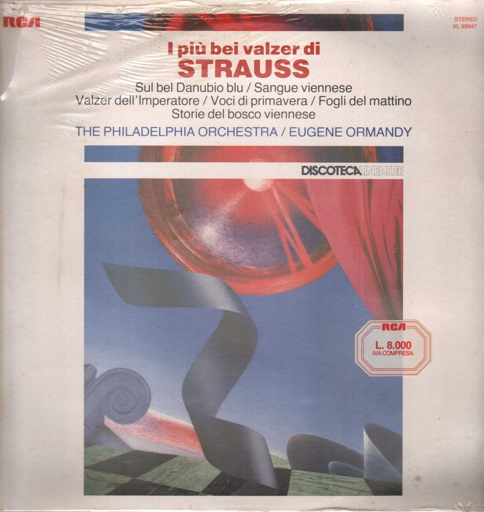 I Più Bei Valzer Di Strauss Lp 33 Giri Strauss, Ormandy