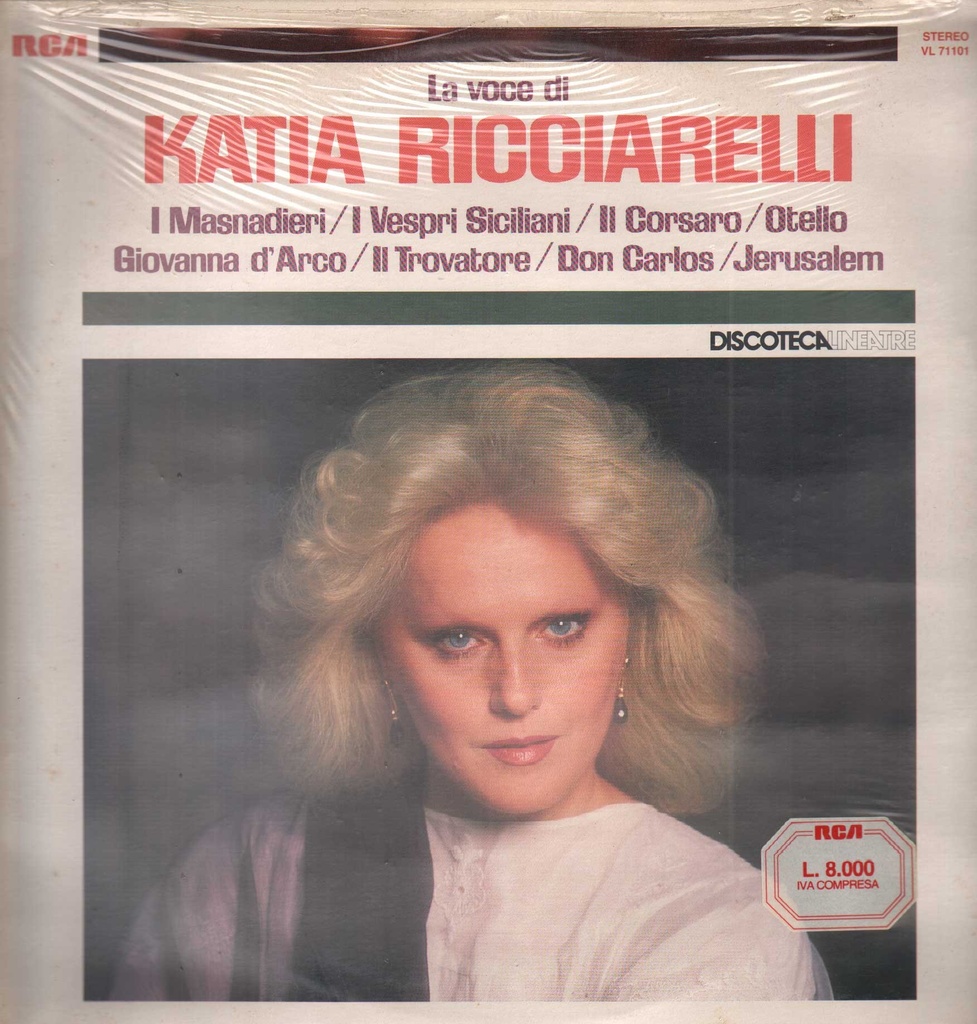 I Masnadieri, Otello, Il Trovatore Lp 33 Giri Katia Ricciarelli
