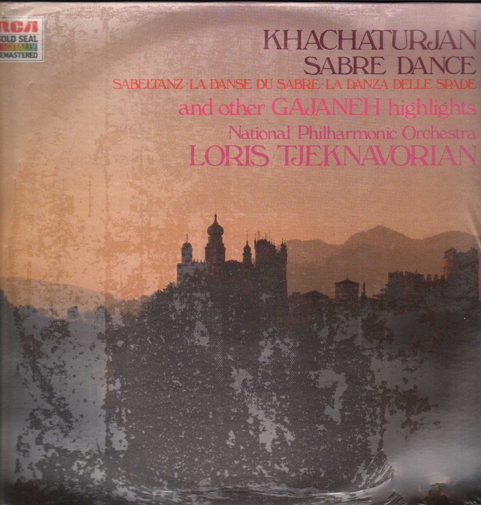 Sabre Dance And Other Gajaneh Highlights Lp 33 Giri Khachaturjan, Tjeknavorian