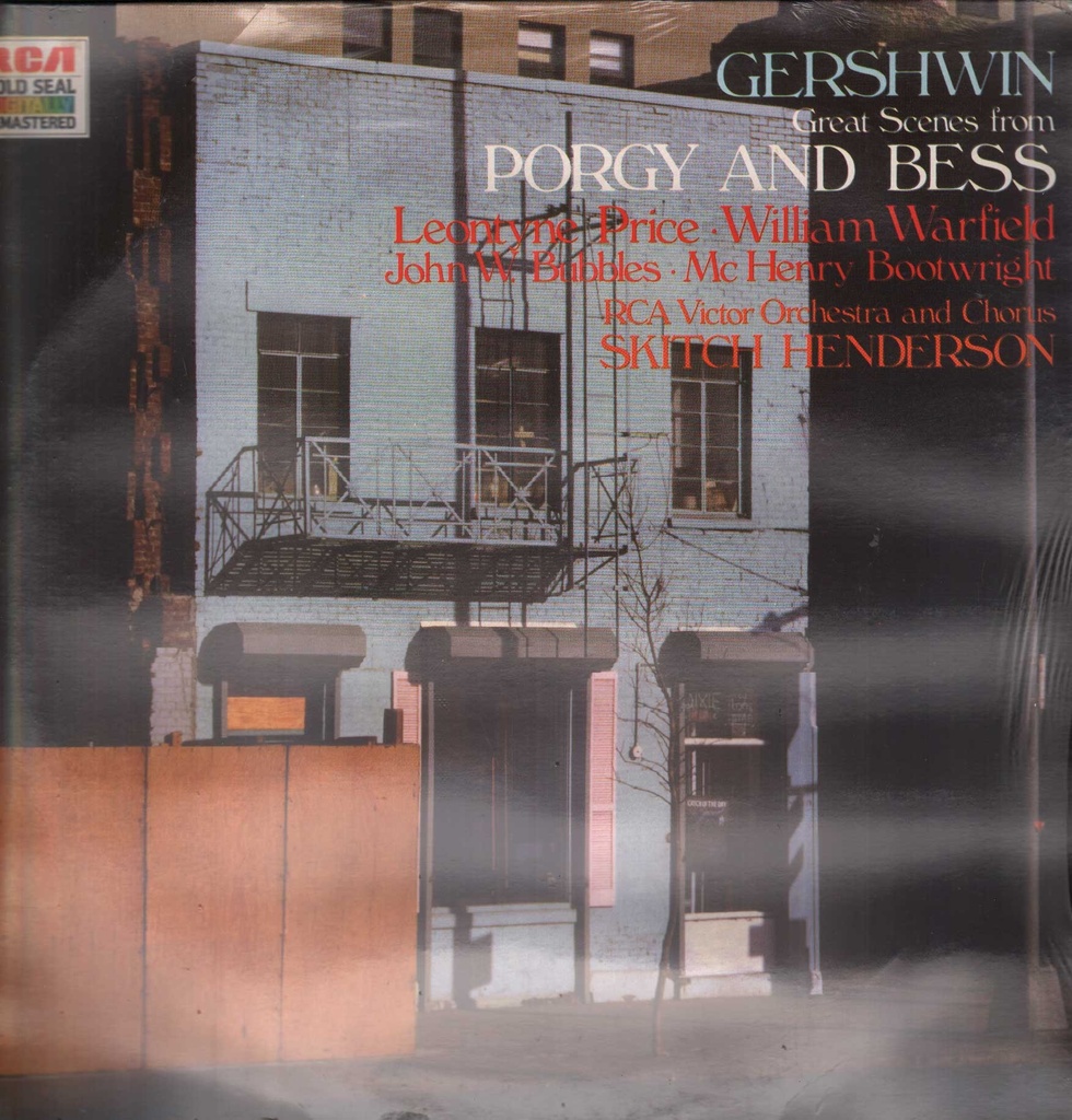 Great Scenes From Porgy And Bess Lp 33 Giri Gershwin, Price, Warfield