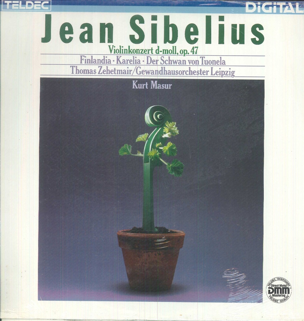 Violinkonzert D-moll, Op. 47 Lp 33 Giri Sibelius, Masur