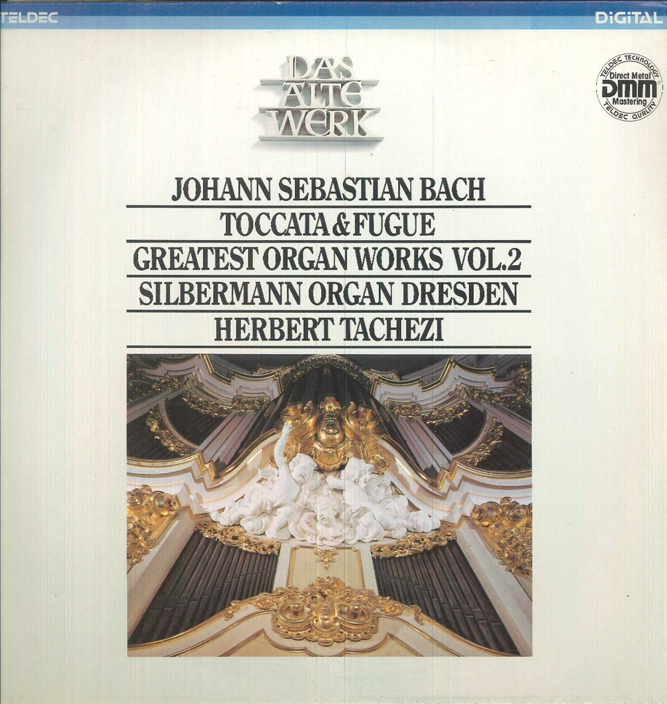 Toccata & Fugue Greatest Organ Works Lp 33 Giri Bach, Tachezi