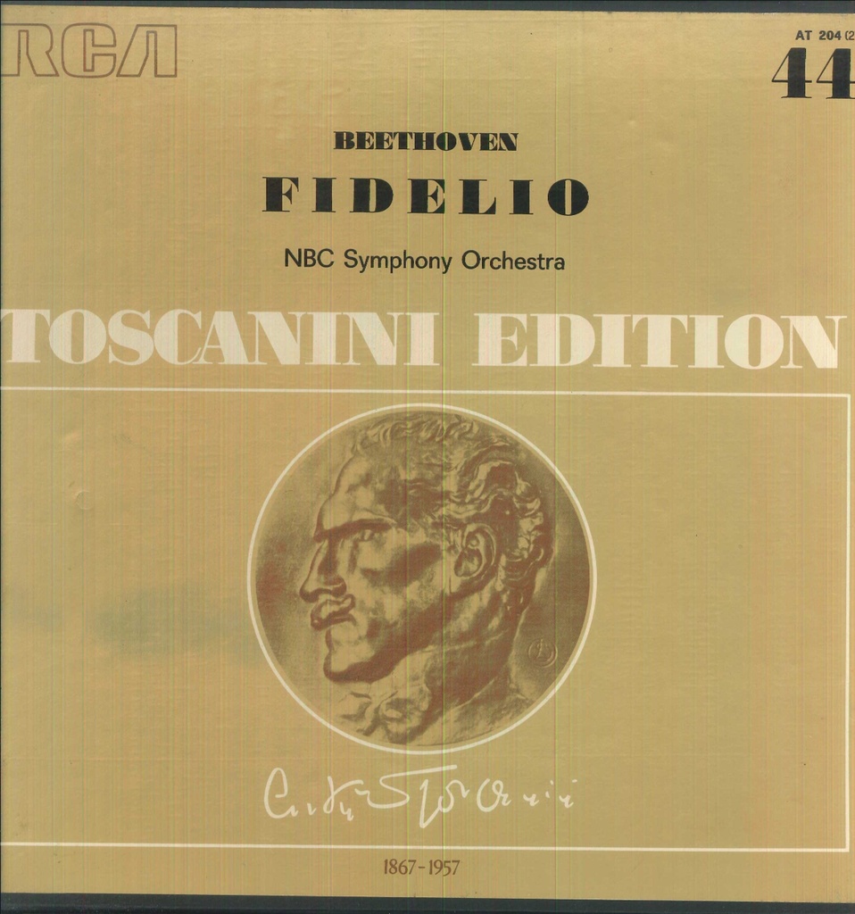 Fidelio Box 2 Lp Beethoven, Toscanini, NBC Symphony Orchestra