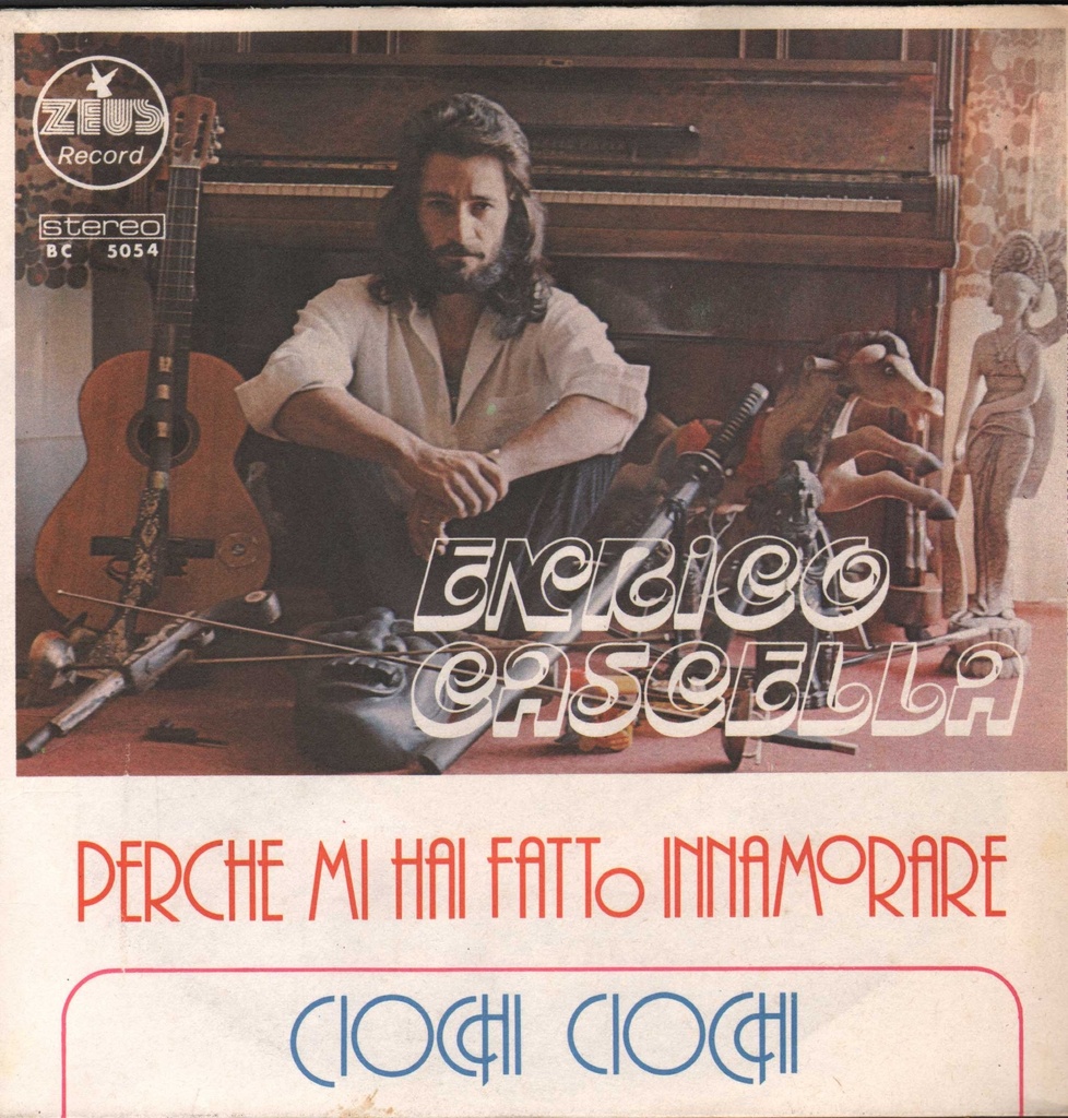 Perchè Mi Hai Fatto Innamorare / Ciochi Ciochi Vinile 45 giri 7" Enrico Cascella