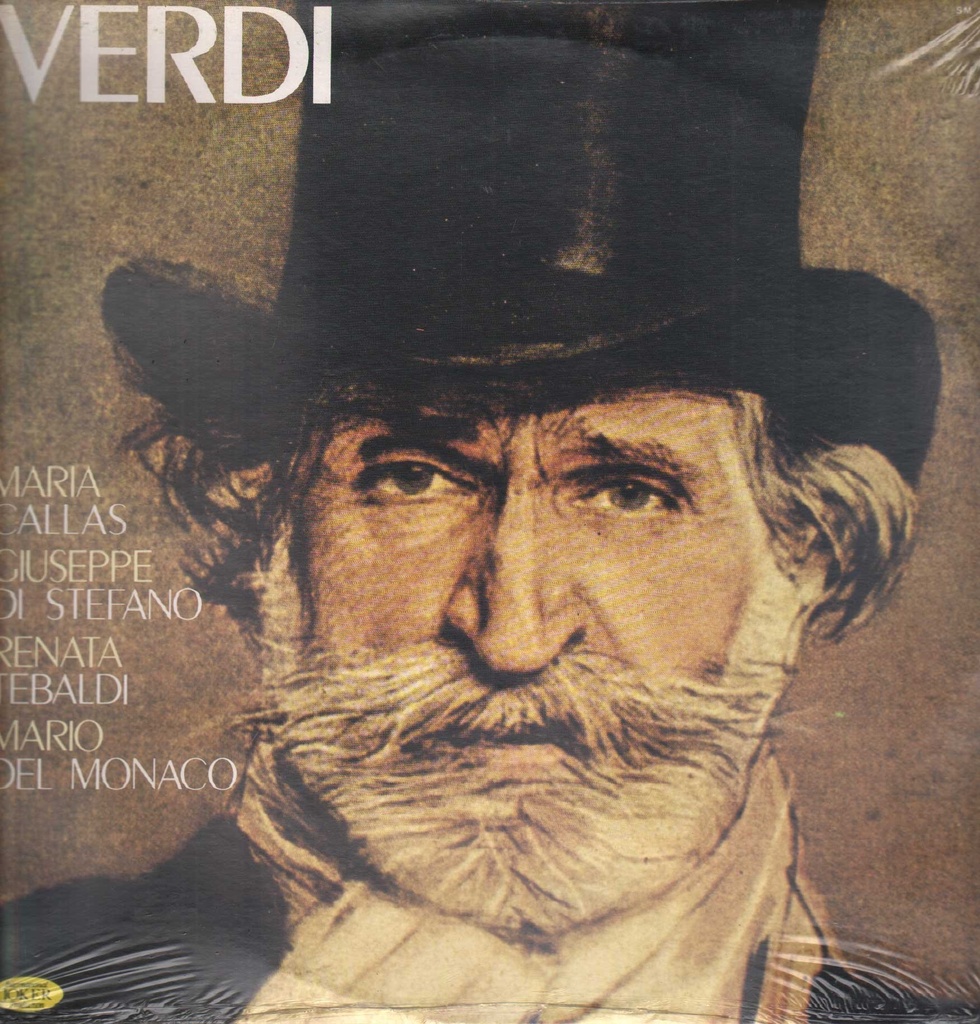 Verdi Lp 33 Giri Callas, Di Stefano, Tebaldi, Del Monaco